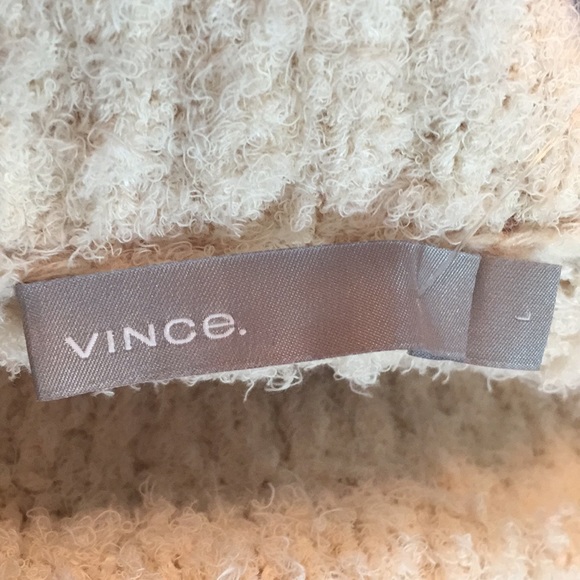 VINCE Size SMALL Stripe Nubby Sweater Nautical Crewneck Linen Cotton $395 NEW - Picture 6 of 8